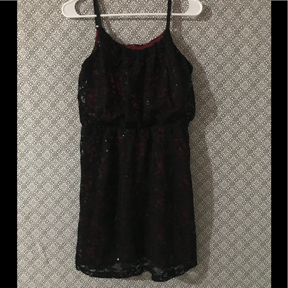 Maurice’s Studio Y black & red lace style dress